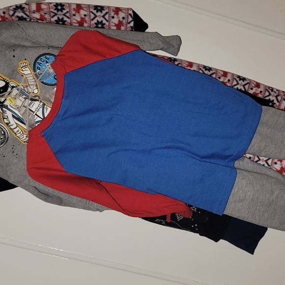 Nickelodeon Paw Patrol 2pc sweats and LS top "Pawsome" outfit - Picture 4 of 10